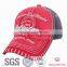 SGS certificate washed cap 3D puff embroidery caps and hats