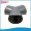 Custom Silicone Rubber Composite Plastic Y Branches Pipe for Hvac