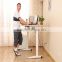 Electric height adjustable desk metal legs simple office table