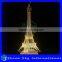 Acrylic Effile Tower Sculpture 3D LED Night Light Creative Stereoscopic 7 Colors Flashing LED Christmas Night Light