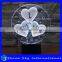 Creative I Love You Sculpture Vision 3D Night Light 7 Colors Light Flashing LED Night Light Wedding Decoration
