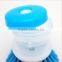 Kitchen Wash Tool Pot Dish Brush with Washing Up Liquid Soap Dispenser / plastic brush pot wash dish brush