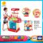 Funtional toys with music and light Red color for boys kitchen table set