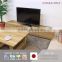 Reliable and Fashionable tv cabinet design with various kind of wood made in Japan