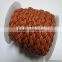 Braided Leather Round Braided Leather Cord 2 mm Burnt Siena