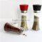 long term glass pepper grinder with colored caps