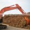 Forest harvest wood log catch grapple excavator for sale