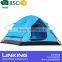 Blue camping dome tent