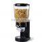Food Dispenser w/ Label Holder, Continuous Flow - Black(B-0272)