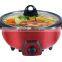 Big size mutl function cooker Red multi cooker