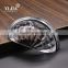 3 inch clear zinc base chrome plated glass pull knobs for drawers