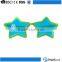 Big oversize promotional holiday party super retro cheap fashion star shaped sunglasses wholesale