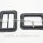 Inner Size 4.1 CM*2.6 CM cm Black Real Leather Buckles Buttons with Metal Pin