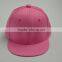High Quality Custom Blank Flat Brim 6 Panel Snapback Cap/Hat