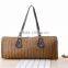 New arrival straw bags solid women sand sea shoulder bags leather tote high quality bagbeach bag large big women handbags