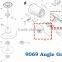 Power Tool Parts Angle Grinder parts 9069 9067L 9060L Handle Set Left Right Handle
