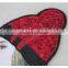Latest Customized girls head design personalized embroidery patches