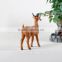 christmas mini figurines taxidermy deer unstuffed animals real looking