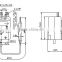 bimetal thermostat Liquid expansion temperature controller Type 711 water heater,