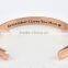 Hot selling women gift fashion smart message stainless steel bracelet