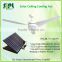 Vent tool solar panel decorative solar ceiling fan with LED light for domestic solar panel powered solar ceiling fan