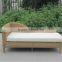 leisure rattan furniture luxury outdoor furniture garden wicker sun lounger (S-12)
