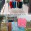 Telescopic collapsible double pole heavy dring rack