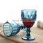 300ml lead free vintage wine glass vintage wine glass goblet 10oz engraved wine glass mug