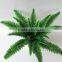 Class B1 fire protective artificial fern plants for dinosaur museum decoration