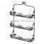 Innocrea Metal Over The Cabinet Spice Rack