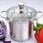 Tempered glass lid insulated casserole pot soup pot