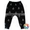 Baby Boy Stripe Ankle Pants Bear Print Children Cotton Pants