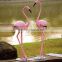 promotion handmade decorative polyresin garden flamingo statue
