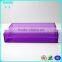 Chinese Manufacture Custom Made Purple Cube Plastic Acrylic Tea Serving Tray