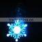 Acrylic LED RBG Flashing Snowflake With Sucker Suction Cup Ornament