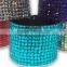 Acrylic Gem Rhinestone Bracelet with Zinc alloy locking part, Hot Sale Gift Leather with Crystal Gem Decoration