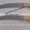 12" curved pruning saw with good quality big wooden handle