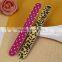 Colorful straight shape disposable finger nail file in beauty salon