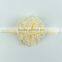 wholesale white chiffon children elastic hariband baby headband