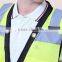2017 high visibility reflective Mesh Safety Vest with pocket