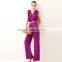 MAXNEGIO broad-shoulder work pants chiffon fitness office jumpsuits