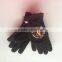 export EU knitted polar fleece mitten embroidered gloves