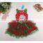 2016 Bulk sale children polka dot frocks dress kids wear christmas tutu dress clothes fancy christmas lights led