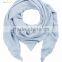Triangle Solid Color Cashmere Silk Scarf