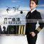 Juqian Green Classic Tailor Made Women Airline Suits Uniform female airline pilot uniforms