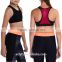 Wholesale ladies fitness wear racerback womens gym crop top breathable sports bra high support