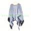 Big Scarf Knitted Shawl Echarpe Luxury Winter Scarves and raccoon fur trim Ponchos Wool Cashmere Cape