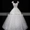 2017 new design real picture ball gown wedding dress for fat women Classic Appliques Sequin Wedding Dress F11601