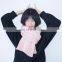 Autumn Winter fashion acrylic twist knitted lady scarf