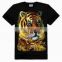 Fashionable kids crew neck tshirt with attractive c design print,kids clothings